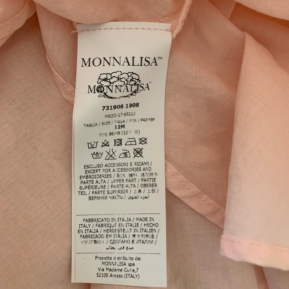 Monnalisa baby girl dress